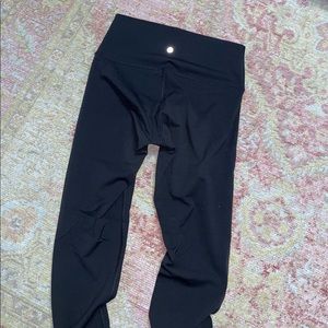 lululemon black wunder unders